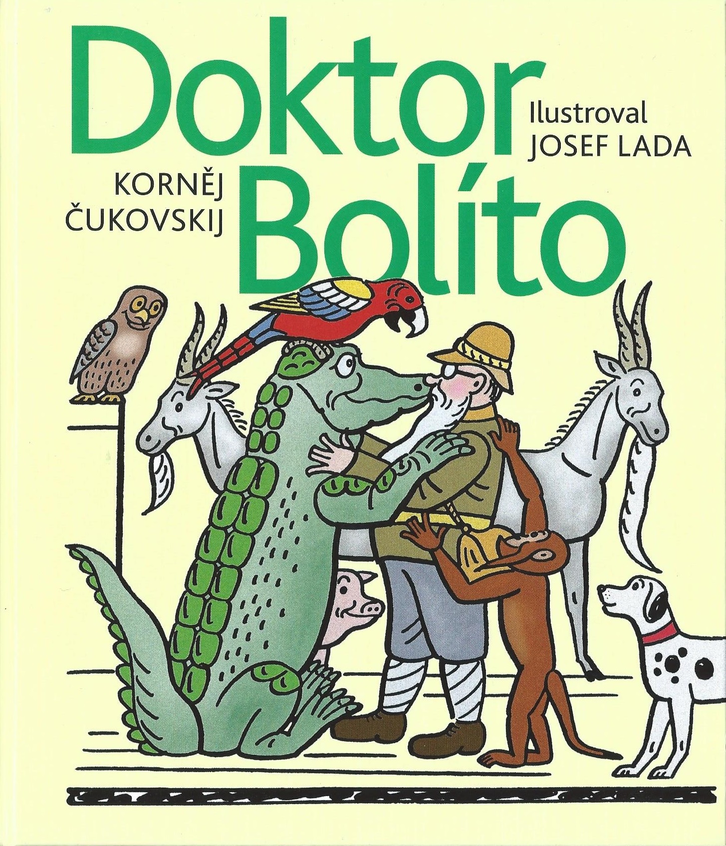 Kniha Doktor Bolíto s ilustracemi Josefa Lady